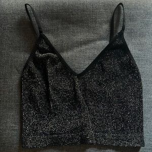 Glitter crop top ✨